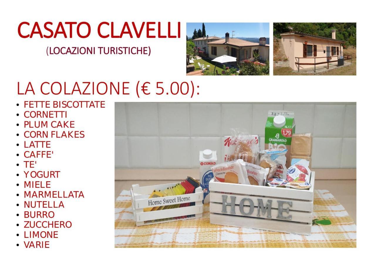 Casato Clavelli 1 Villa Collestatte Eksteriør billede